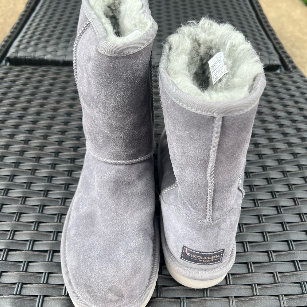 Koolaburra Gray Suede Boots